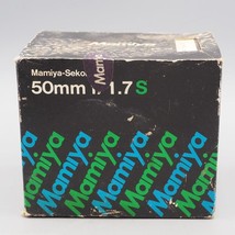 Vintage Mamiya 50mm F/1.7s Lens Camera Empty Box-
show original title

O... - £27.14 GBP