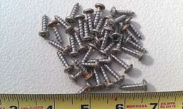 22EE91 Stainless Steel Screws, 3/4&quot; Long, 36 Pcs, Good Condition - £3.13 GBP
