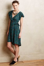 Nwt Anthropologie Ruffled Wrap Dress By Hd In Paris 8 - £62.75 GBP