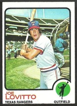 Texas Rangers Joe Lovitto 1973 Topps Baseball Card #276 nr mt   - £0.79 GBP