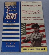 Vintage United States News Magazine September 11, 1942 - $7.00