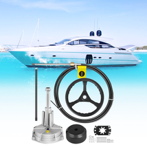 VEVOR Outboard Steering System 16&#39; Outboard Steering Kit 16 Feet Boat St... - $125.95