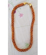 Lot of 6 size 18&quot; assorted crochet beaded necklace lilac green honey colors - $25.00