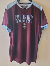 Adidas MLS Colorado Rapids Team Jersey Burgundy sz L - £10.07 GBP