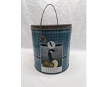 Vintage Canada Goose Happy Birthday Bucket Tin With Handle 6 3/4&quot; X 7 1/4&quot; - $49.49