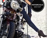 Motorcycle Get Back 36&quot; Leather Whip with Pool Ball for Handlebar Unisex... - $34.99