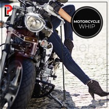 Motorcycle Get Back 36&quot; Leather Whip with Pool Ball for Handlebar Unisex... - $34.99