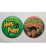 Set of 2 Harry Potter IV Promo Pin Back Advertising Buttons - £10.27 GBP