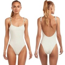 Vitamin A Swim Rumba Dots Sultana Valentina One Piece Bodysuit (12/XL) Nwt $194 - $115.00