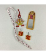 McDonald's Vintage 5pc Birdie The Early Bird Pocket Mirror Shoelace Ornament 80s - $13.81