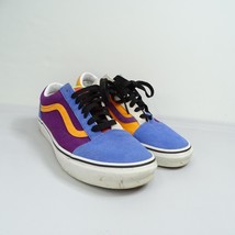Vans Old Skool Mix and Match Lace Up Purple Blue Yellow Mens Size 9.5 Womens 11 - £17.42 GBP
