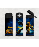 Personalized Transformers Bumblebee 12oz Kids Stainless Steel Tumbler - £17.38 GBP