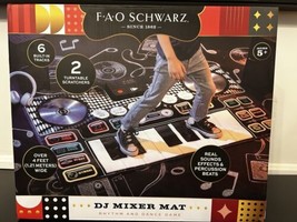 FAO Schwarz DJ Mixer Mat with Piano Keyboard Floor Toy NEW - $40.64