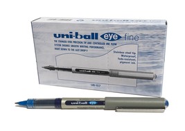 uni-ball UB-157 Eye Rollerball Pens. Premium Fine 0.7mm Ballpoint Tip fo... - £16.54 GBP