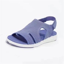 New Summer Women Sandals Sexy Shoes Crystal Casual Woman Flats Buckle Strap Ladi - £14.20 GBP
