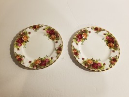 Royal Albert Old Country Roses (2) Bread Butter Plates 6 1/4 inch Englan... - £14.56 GBP