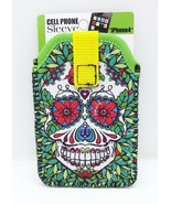 GetCharged Sugar Skull Design Neoprene Cell Phone Sleeve For iPhone 4 - $8.90