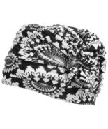 Christine Headwear Round´n´Round Linen TurbanHeadwear Women Black-White One - $1,237.77 MXN