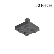 50x Dark Gray Part 2476 Plate 2x2 Inver Ted with Snap Building Pieces Bulk Lot - £6.42 GBP