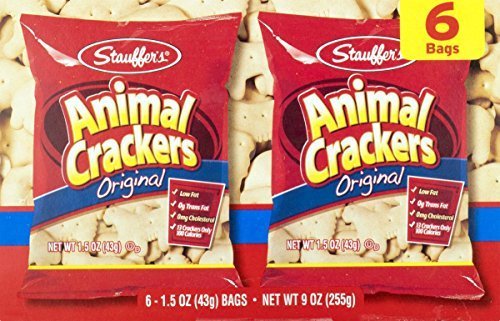 Primary image for Stauffers Animal Crackers & Iced Animal Cookies Variety Pack (2- 6 count boxes)
