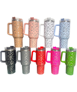 40oz Cheetah Leopard Laser Etched Stainless Steel Tumbler - $322.93 MXN
