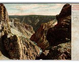 Grand Canyon From Grandview Yellowstone Park WY UNP Haynes UDB Postcard W18 - $8.09