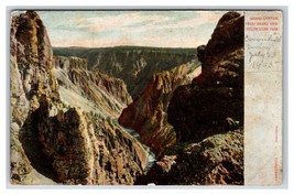 Grand Canyon From Grandview Yellowstone Park WY UNP Haynes UDB Postcard W18 - £6.35 GBP