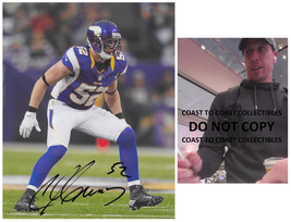 Chad Greenway Signed 8x10 Photo COA Proof Minnesota Vikings Football.Autographed - £70.46 GBP
