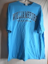 Williamsburg Virginia Blue cotton blend T Shirt Size 2XL Unisex - $19.98