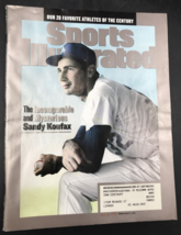 Vintage July 1999 Sandy Koufax Sports Illustrated Magazine Dodgers - $8.59