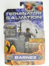 Terminator Salvation Barnes Action Figure NIB by Playmates Toys 2009 Topps Card - $14.84
