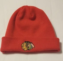 Chicago Blackhawks Beanie Toboggan Reebok Face Off Collection Red NHL - £5.07 GBP