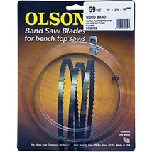 Olson Saw WB55759BL 1/4 by 0.014-Inch 14 TPI Hook Wood Band Saw Blade - £29.80 GBP