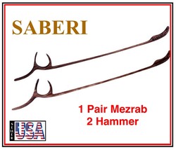 2, MEZRAB PERSIAN SANTOOR, SANTOUR, SANTOR, SANTUR,2 Hammer Santour, مضر... - $34.88