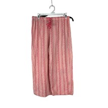 Jockey Women&#39;s Pink Drawstring Elastic Waist Pajama Pants Size M - £10.25 GBP
