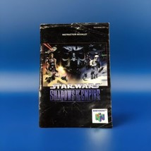 Star Wars Shadows of the Empire Nintendo 64 Instruction Booklet  Manual ... - £5.77 GBP