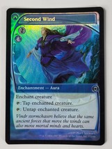 2007 SECOND WIND HOLO FOIL GAME CARD 57/180 MAGIC THE GATHERING MTG COLL... - $6.99