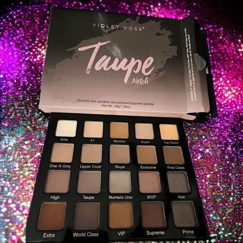 Primary image for VIOLET VOSS Taupe Notch Eyeshadow Palette Brand New In Box MSRP $45