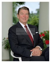 PRESIDENT RONALD REAGAN OFFICIAL WHITE HOUSE PORTRAIT 1983 8X10 PHOTO - £8.65 GBP