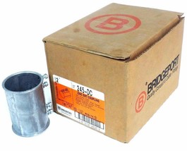 BOX OF 10 NEW BRIDGEPORT 245-DC 2&quot; ZINC EMT COUPLINGS 245DC - £35.99 GBP