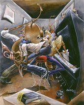 Rent Party (Mini) - Poster by Frank Morrison (8.25 x 10.25) - $9.85