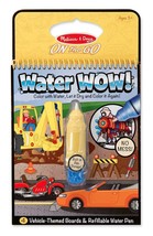 On the Go Water Wow! Vehicle Water-Reveal Activity Pad 4 Boards by Melis... - $9.99