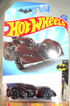 2022 Hot Wheels #32 Dc Batman 2/5 Batman:Arkham Asylum Batmobile Maroon w/RA Sp - £6.68 GBP
