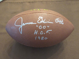 Jim Otto # 00 Hof 1980 Oakland Raiders Center Signed Auto Wilson Football Jsa - £310.31 GBP