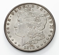 1878 7TF Rev 79 Silver Morgan Dollar in AU+ Condition, Touch of Toning - £198.43 GBP