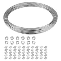 1 16 inch Stainless Steel 316 Aircraft Cable Wire Rope Marine Grade 33FT... - $21.10