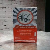 ALIGN Probiotic 24/7 Digestive Support supplement 14 capsules NIB 06/2024 - $12.86