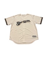 Majestic Milwaukee Brewers Cool Base MLB Baseball Jersey White Men&#39;s XL NEW - $820.19 MXN