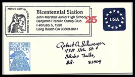 1990 US Cover-People&#39;s Right To Petition Bicentennial, Long Beach, California C2 - £2.35 GBP