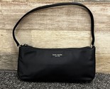 Kate Spade Small Black 10&quot; Fabric Shoulder Bag Purse - $21.28